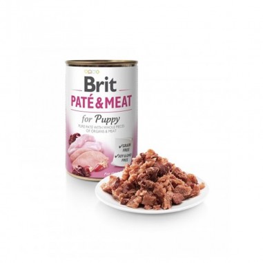 Brit Care Perro Lata Pate & Meat PUPPY 400g. - Brit® 