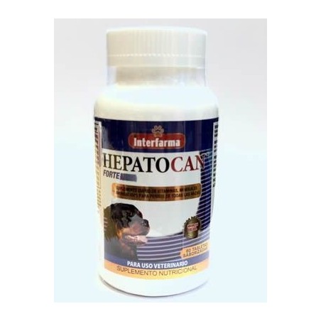 HepatoCan Forte - con Silimarina - 60 tabletas saborizadas - Interfarma 