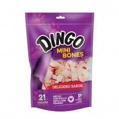 Dingo Mini 21 unidades Huesitos con carne real en su centro - dingo 