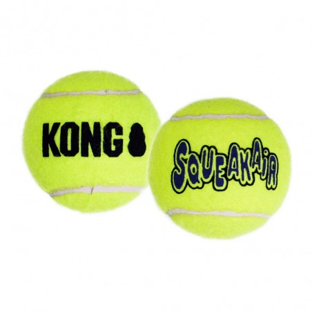 Pack de 2 Pelotas de tenis con sonido SqueakAir Balls Kong Large 8 cm - kong 