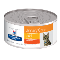 Hills Prescription Diet c/d Multicare Urinary Care para gatos Lata 156 g. (5.5 oz) - hills prescription diet 