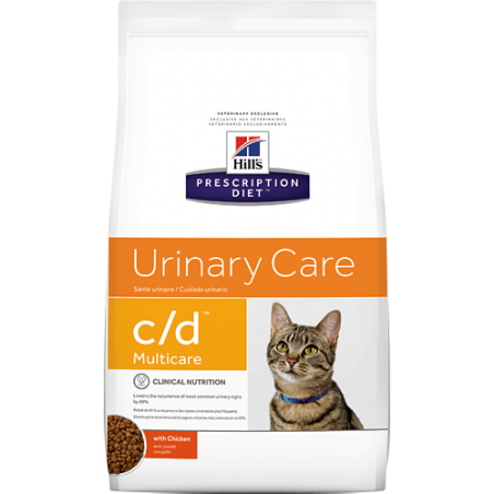 Hills Prescription Diet c/d Multicare Urinary Care para gatos 1,8 Kg. - hills prescription diet 
