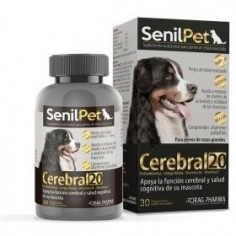 SENILPET® CEREBRAL20 Raza Grande - Frasco 30 Comprimidos Oral - laboratorio drag pharma 
