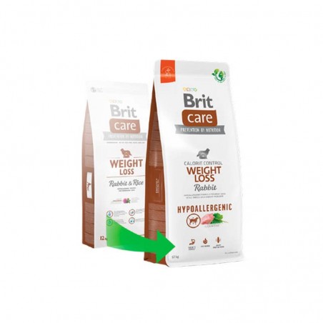 Brit Care Perro Adulto Weight Loss Conejo & Arroz 3Kg. - Brit® 