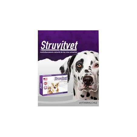 Struvitvet para perros y gatos - 30 comprimidos - VITANIMAL 