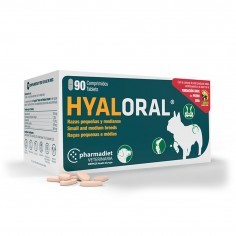 hyalORAL 90 tabletas Perros Razas Chicas y Medianas Condroprotector PHARMADIET - Pharmadiet 