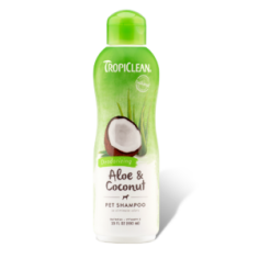 Shampoo Tropiclean Aloe & Coco 592 mL - Disminuye olores - Tropiclean 