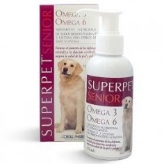 Aceite Omega 3-6 SUPERPET Senior Perros 125 mL. - laboratorio drag pharma 