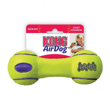 Mancuerna sonora tenis Kong Airdog® Squeaker Dumbbell - kong 