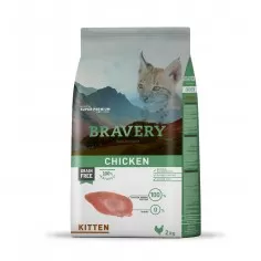 Bravery Gatitos Kitten Chicken Grain Free - 2Kg. - BRAVERY 