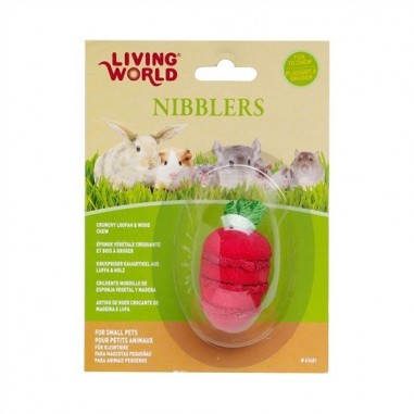 Living World Frutilla Madera Masticable NIBBLERS - LIVING WORLD 