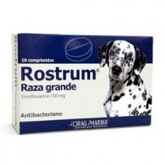 Rostrum 150 mg. Raza Grande 10 comprimidos - laboratorio drag pharma 