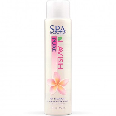 Shampoo Spa Lavish Tropiclean Pure Hipoalergenico 473 ml - Tropiclean 